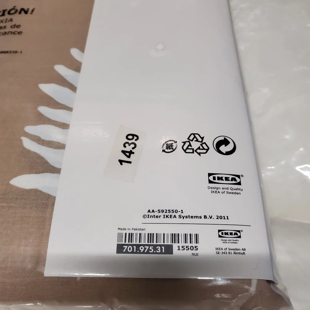 Ikea VANDRING SKOGSLIV kids Twin duvet